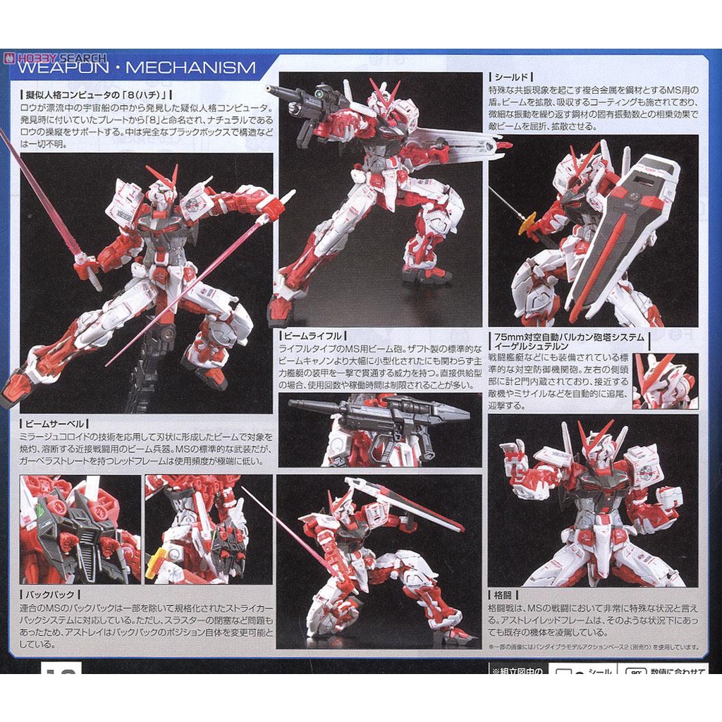 Mô hình GUNDAM ASTRAY RED FRAME RG 1/144 BANDAI Đồ chơi lắp ráp siêu rẻ