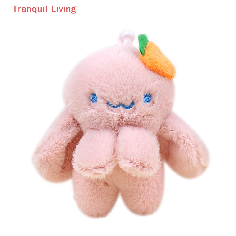 Móc Khóa Thỏ Bạch Tuộc Nhồi Bông Dễ Thương Trang Trí Túi Xách / Quà Tặng Cho Trẻ Em