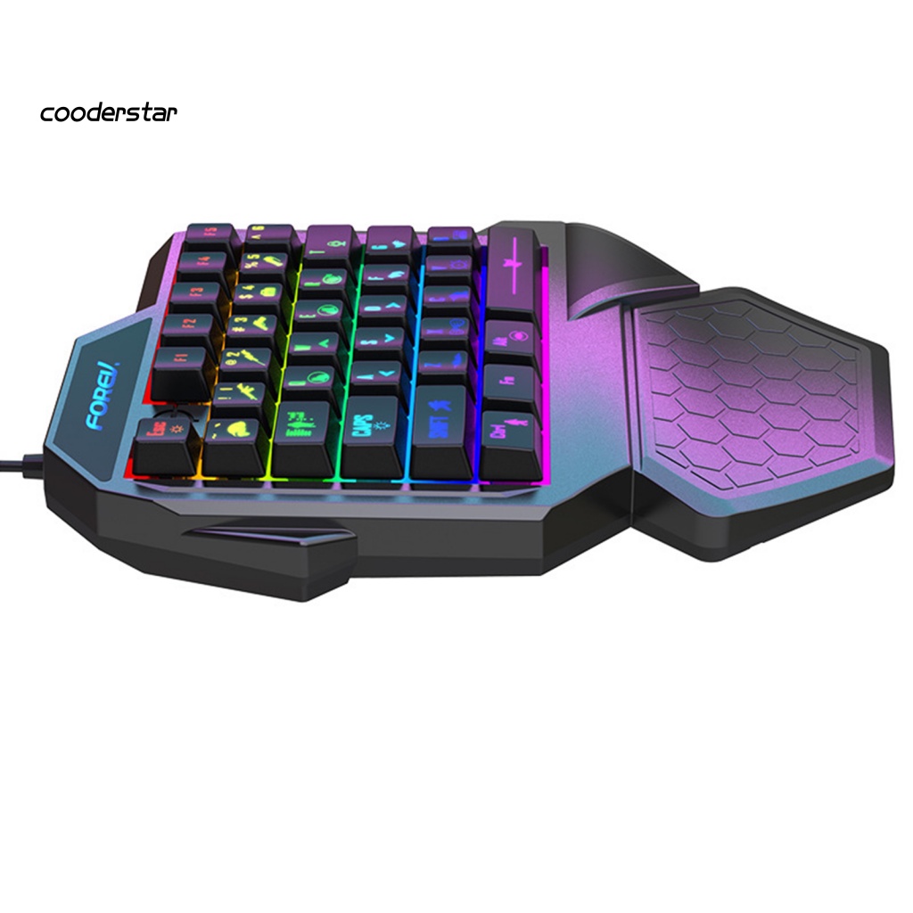 Bàn Phím mini rgb Có Đèn Nền Hỗ Trợ Chơi game Cho pc