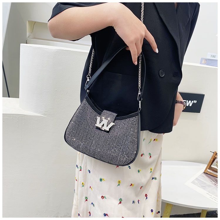 Túi Đeo Chéo Đính Kim Cương Sáng Bóng Phong Cách Thời Trang Mới 2023 Dành Cho Bạn Nữ ar