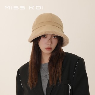 Misskoi  Mũ Lông Dày Ấm Áp Phong Cách Hàn Quốc Thời Trang Thu Đông Dành Cho Nữ