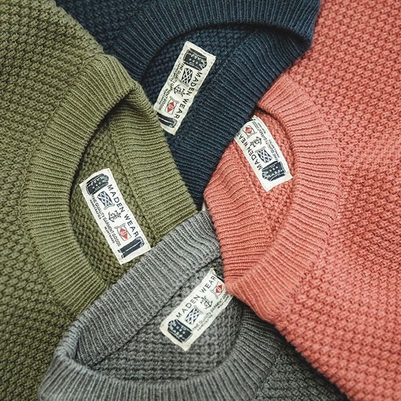 Áo sweater Dài Tay Phong Cách Nhật Bản Thời Trang Thu Đông Dành Cho Nam