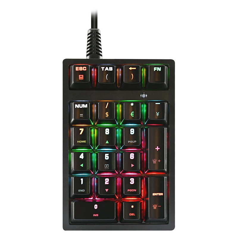 Bàn Phím Cơ mini 21 Phím Có Dây usb