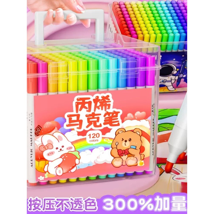 Bộ Bút Màu Nước acrylic Không Độc Hại Có Thể Giặt Được Cho Học Sinh Mẫu Giáo fv1w