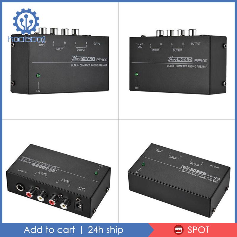 Phono Bảng Mạch Khuếch Đại Tín Hiệu Xoay preamp dc 12v Cho Loa Máy Tính