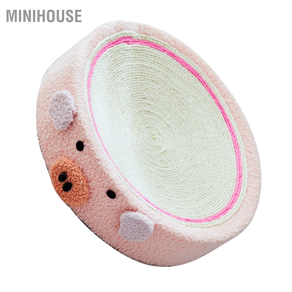 MiniHouse Cat Scratcher Bed Salu hình tròn Lounge để bảo vệ đồ nội thất bằng móng vuốt