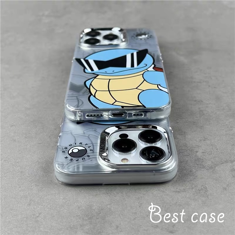 Ốp Điện Thoại acrylic Cứng In Hình Rùa Hoạt Hình Cho iphone 11 12 13 14 15 pro max