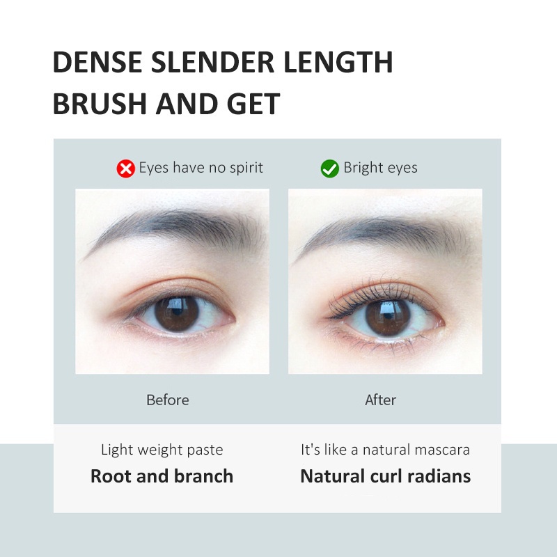 Chất lượng cao Mascara LIKEFE chống thấm nước, lâu trôi, làm dày và dài mi