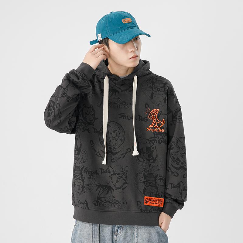Áo Hoodie Tay Dài Dáng Rộng Phong Cách Thời Trang Đường Phố Mới 2022 size m-3xl