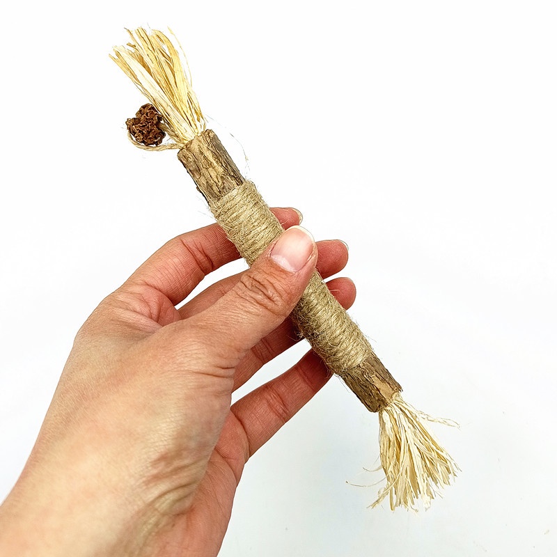 Đồ chơi cho mèo Que Gỗ Đồ Chơi Ngậm Cắn Dành Cho Mèo