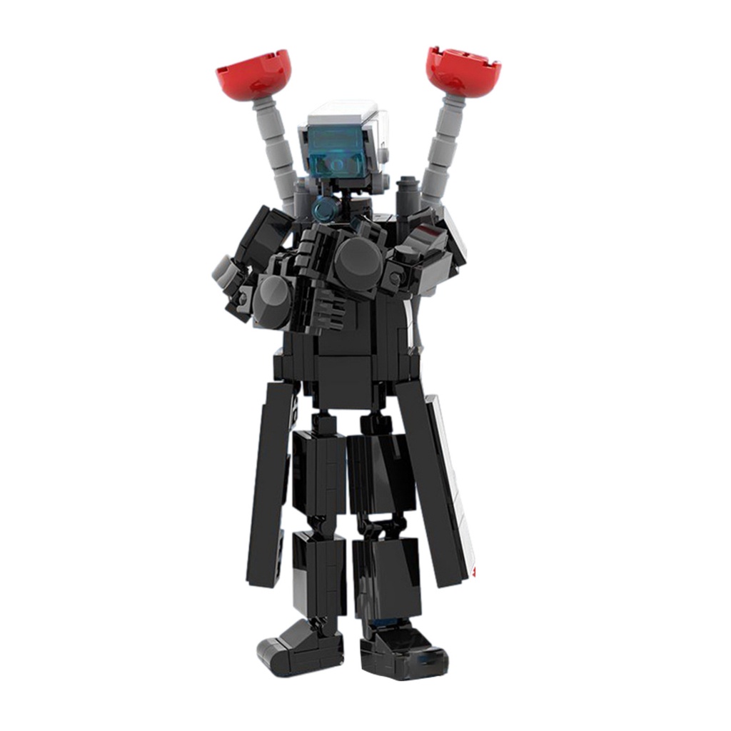 Mới Đồ Chơi Lego Skibidi Toilet tvman titan V2