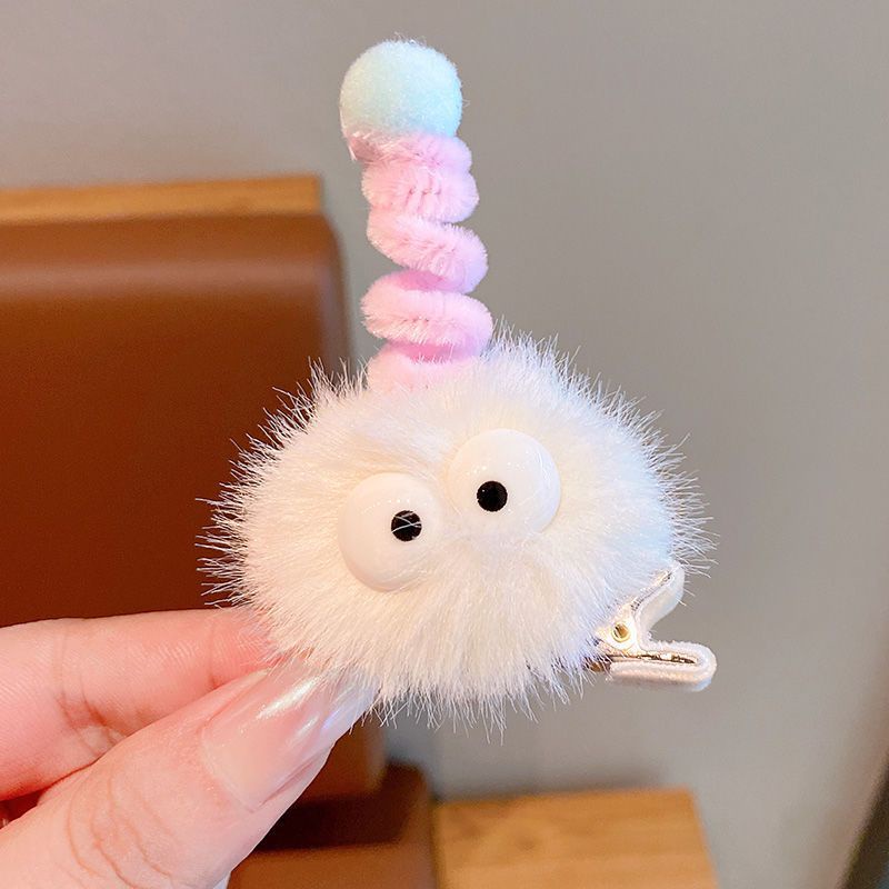 Kẹp Tóc Mái Bằng Lông Thỏ Siêu Dễ Thương Vui Nhộn