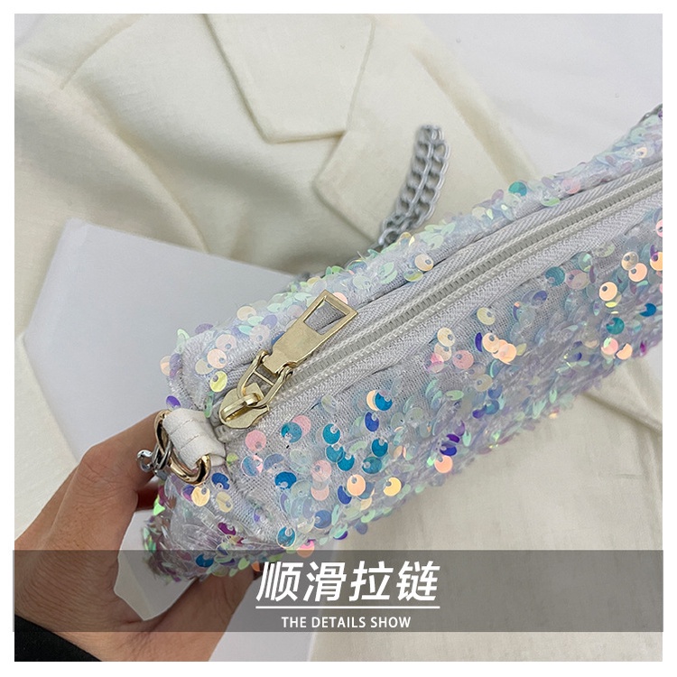 Túi Đeo Vai Đính Kim Sa Lấp Lánh Thời Trang Cho Nữ