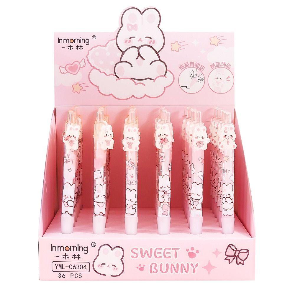 Mmluck Bút Chì Bấm Ngòi 0.5mm In Hình Chú Gấu Dễ Thương Dùng Trong Văn Phòng / Trường Học