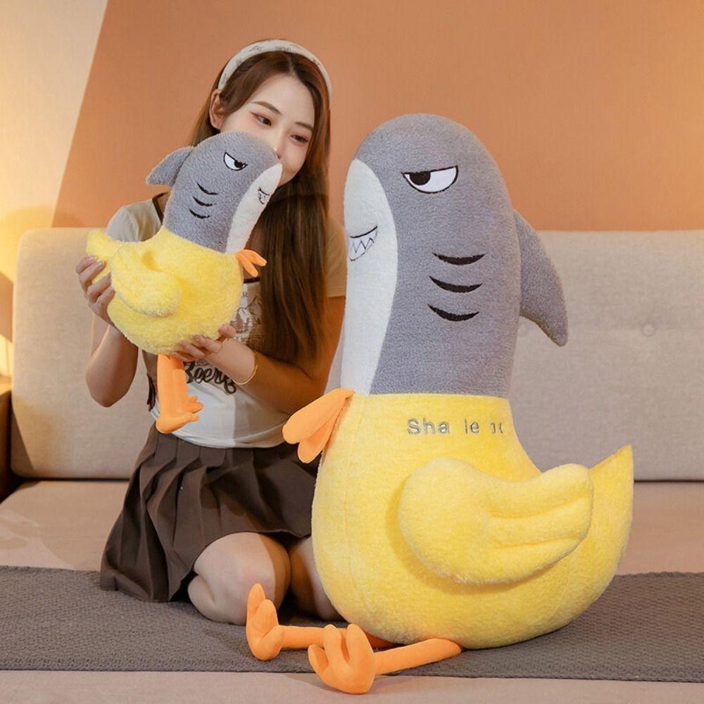 Mmluck Đồ chơi nhồi bông Hình Cá Mập / Gà / Gà Mềm Mại Đáng Yêu