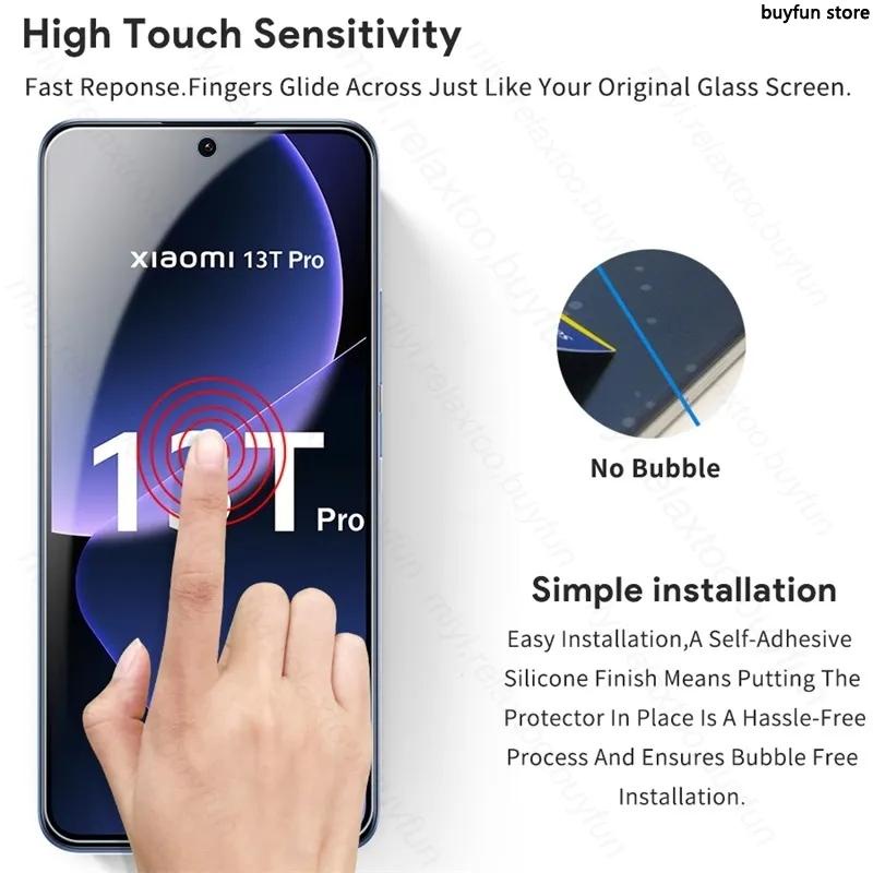 3pieces For Xiaomi Mi 13T 11T 10T 12T mi13 T Pro Screen Protector Protective Glass HD Tempered Film