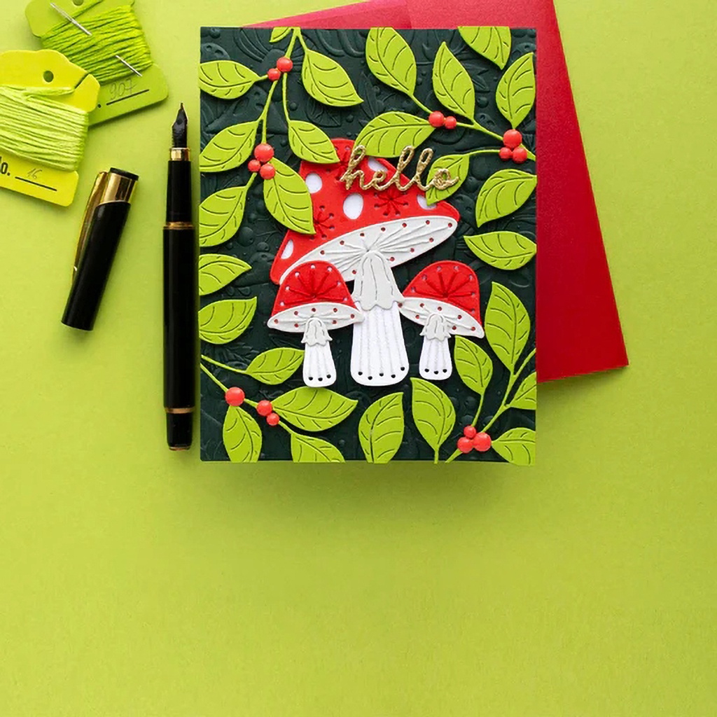 Khuôn Cắt Giấy Kim Loại Hình Cung Nấm