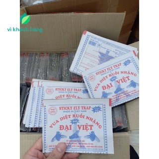 Vỉ 100 tấm keo dính ruổi , vỉ dính ruồi , bẫy ruồi - shop vì khách hàng