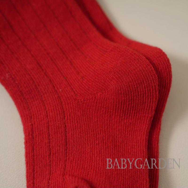 Vớ Dài Mềm Đính Nơ Trang Trí Giáng Sinh Dễ Thương Cho Bé Gái Từ 0-4 Tuổi