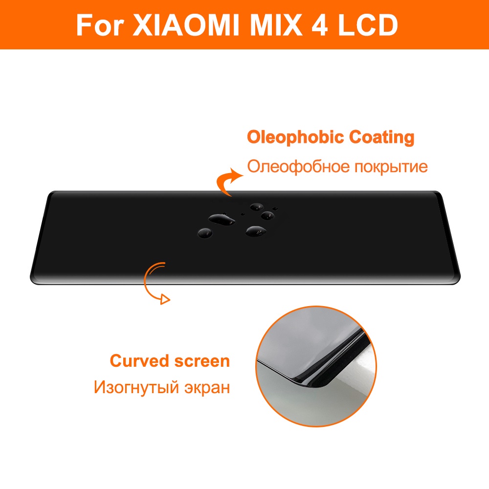 Màn Hình lcd Cho Điện Thoại xiaomi mix 4 mix 4 2106118Màn Hình Cảm Ứng lcd Có Vân Tay Thay Thế Chuyên Dụng Cho mi mix4