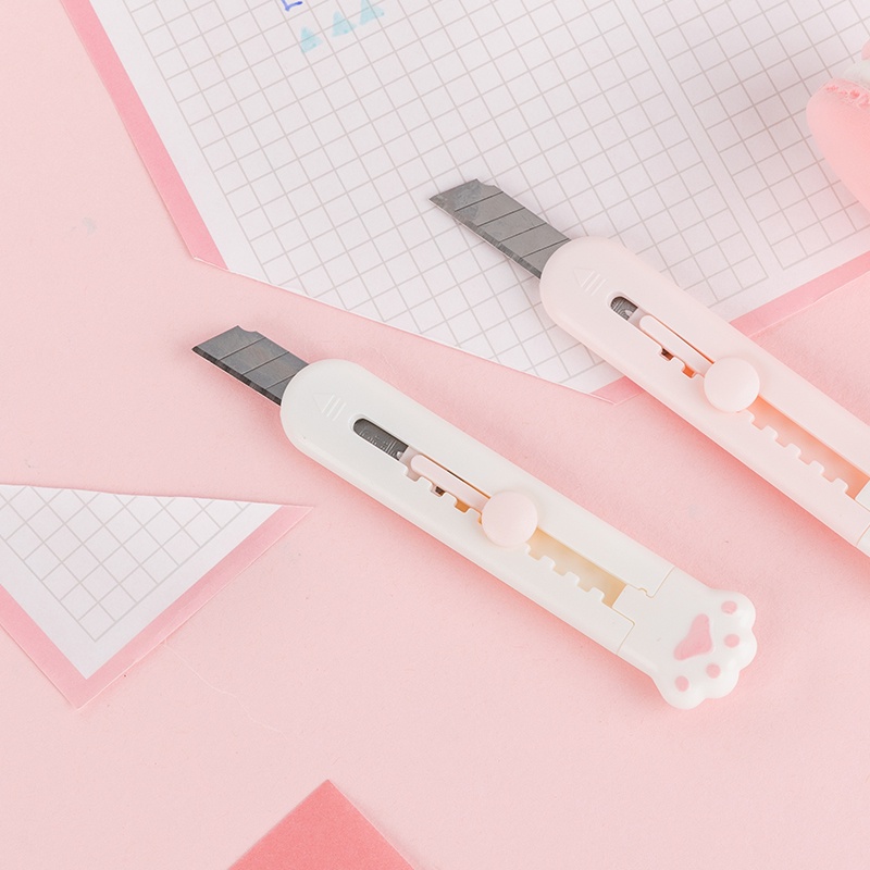 Dao rọc giấy trang trí hình chân mèo đáng yêu - Lina Shop