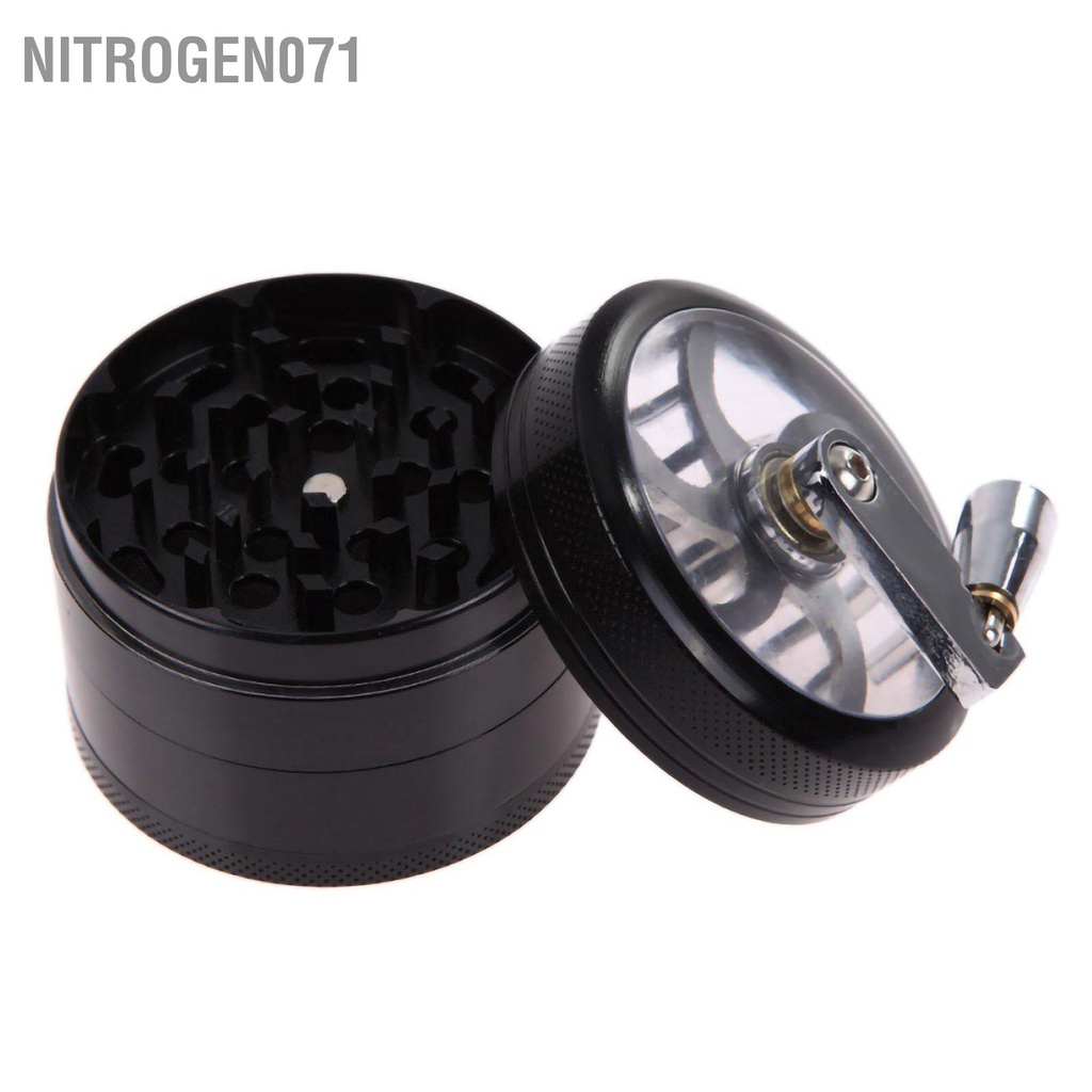 Nitrogen071 Máy xay cầm tay mini 40mm 4 lớp gia vị hợp kim kẽm có