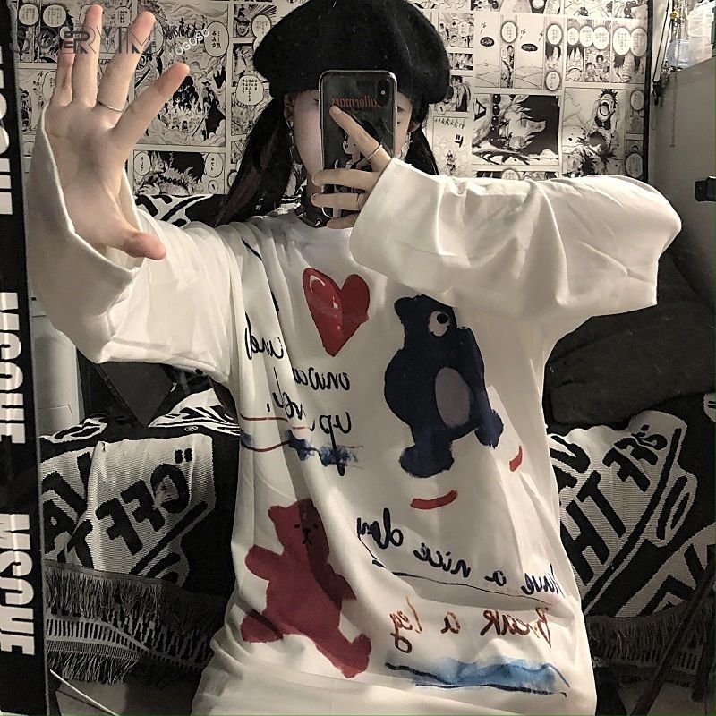 SOERVIMY áo phông áo thun nữ croptop baby tee Phong cách Đơn giản Dễ thương phổ biến WMY23A0YF1 43Z231026