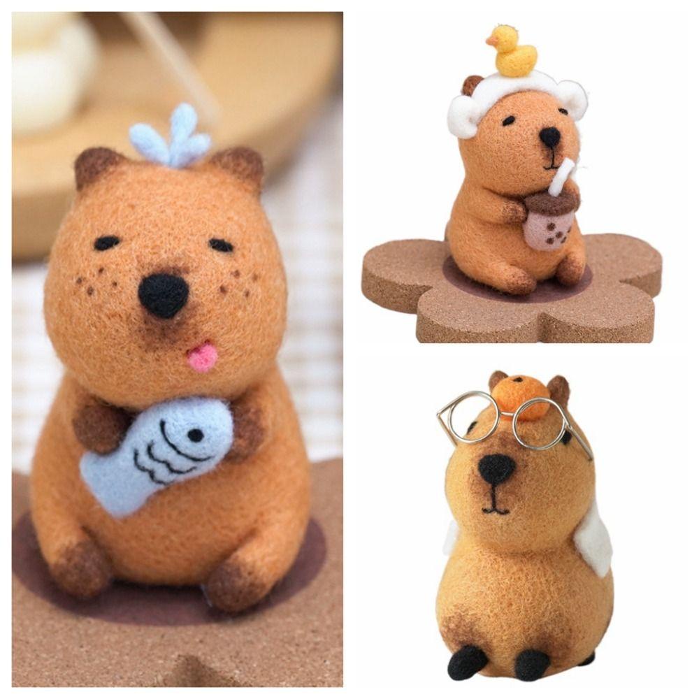 Mmluck capybara Thú Nhồi Bông Dễ Thương Làm Quà Sinh Nhật capybara carpi steak capybara