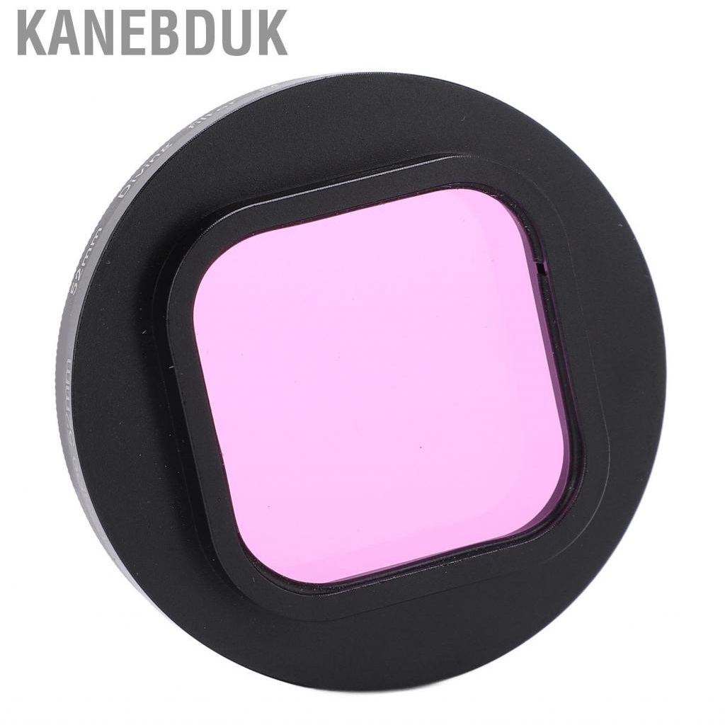 Kanebduk Diving Filter Aluminum Alloy Frame Purple Lens For Hero 9 Hero10