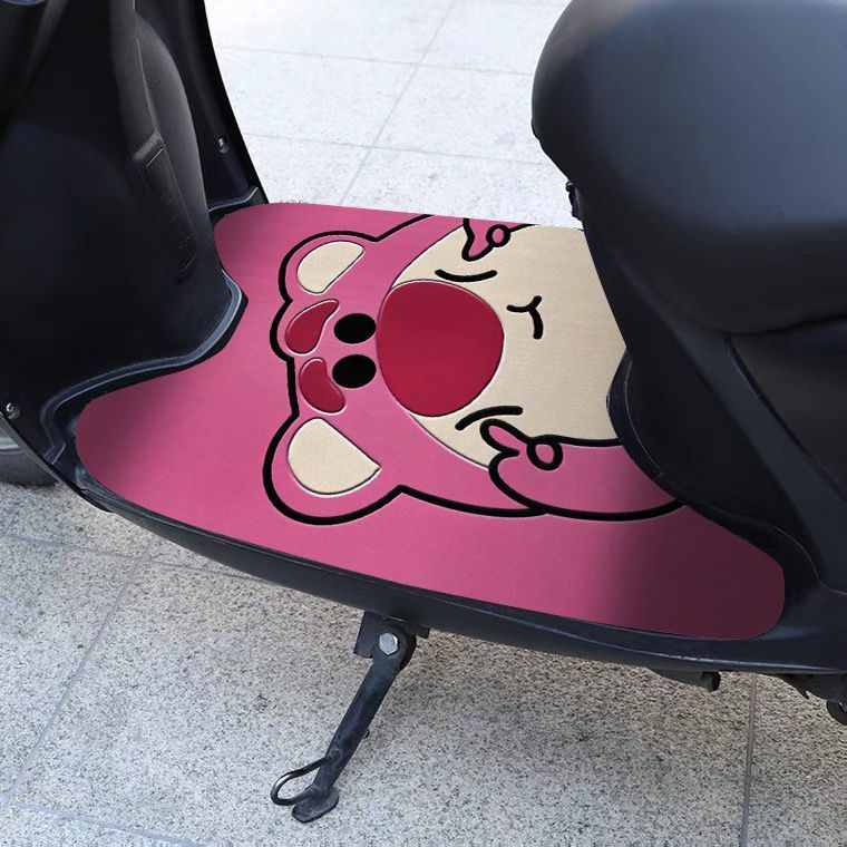 Mới Thảm Chùi Chân Chống Trượt Thấm Hút Tốt Hình Gấu Dâu Tây Dễ Thương