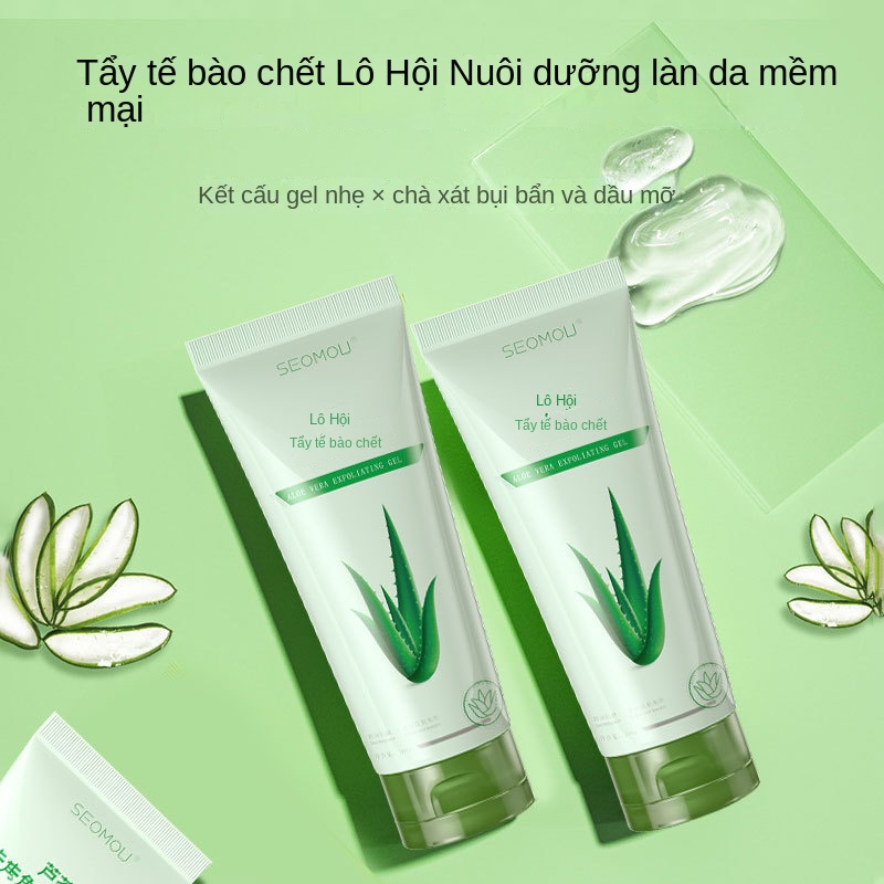 Aloe gel Lô Hội Tẩy Tế Bào Chết Làm Sạch Sâu Dưỡng Ẩm Cho Nam Nữ