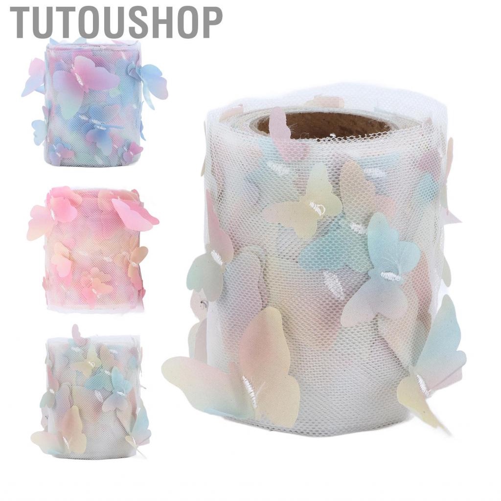 Tutoushop Tulle Ribbon Roll Material for Anniversary Weddings Christmas