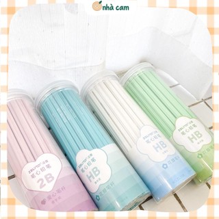 Bút chì gỗ pastel zely hb/2b nhà cam