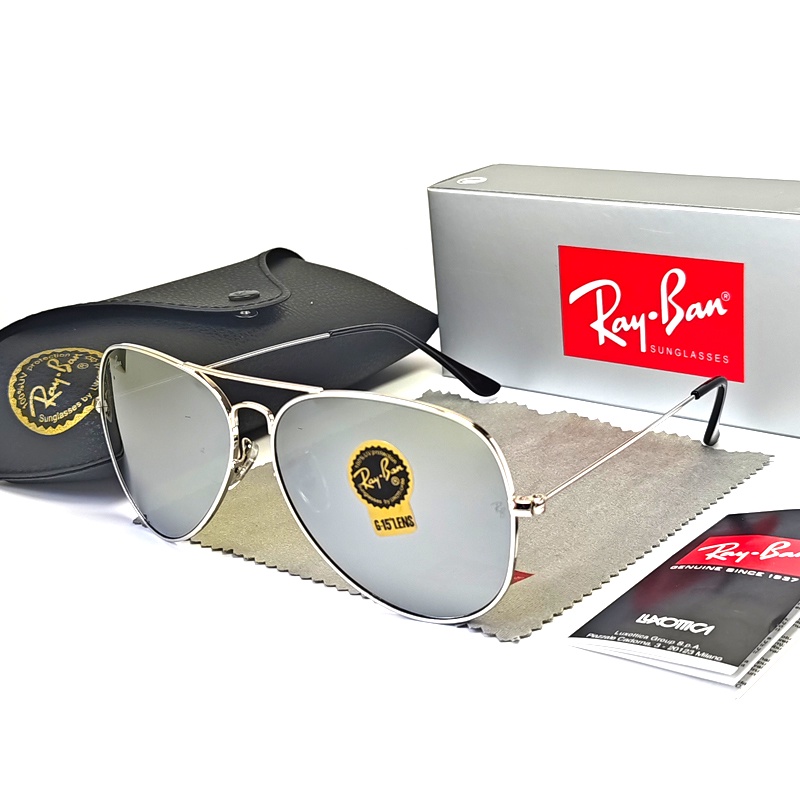 Mới Kính Mát Phản Quang Gọng Kim Loại Cho Nam Và Nữ