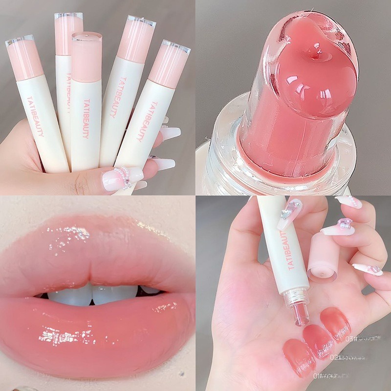 Son Dưỡng Môi Tinh Chất Thạch Nước Tráng Gương Trang Điểm