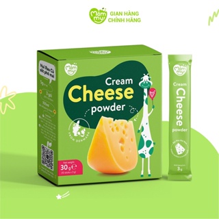 Phô Mai Tách Muối Mămmy Dạng Bột Rắc Cơm, Cháo Cho Bé Ăn Dặm - hộp 10 gói (3g/gói)