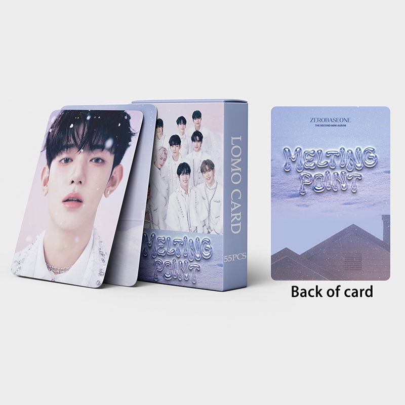 Hộp 55 Ảnh lomo card zerobaseone zb1 Thẻ