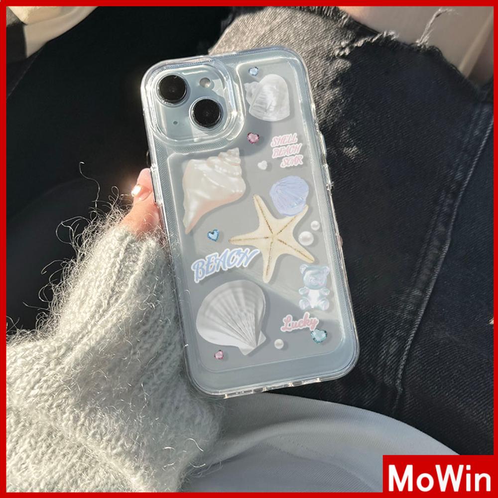 Ốp lưng iPhone 15 Pro Max Vỏ iPhone Vỏ Trong Suốt TPU Mềm Trong Suốt Mạ Điện Nút Vỏ Ốc Xà Cừ Tương Thích Với iPhone 14 13 Pro Max 12 Pro Max 11 XR XS 7Plus 8Plus