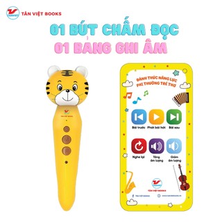 Sách: combo bút chấm đọc - kèm sách học tiếng anh cho trẻ