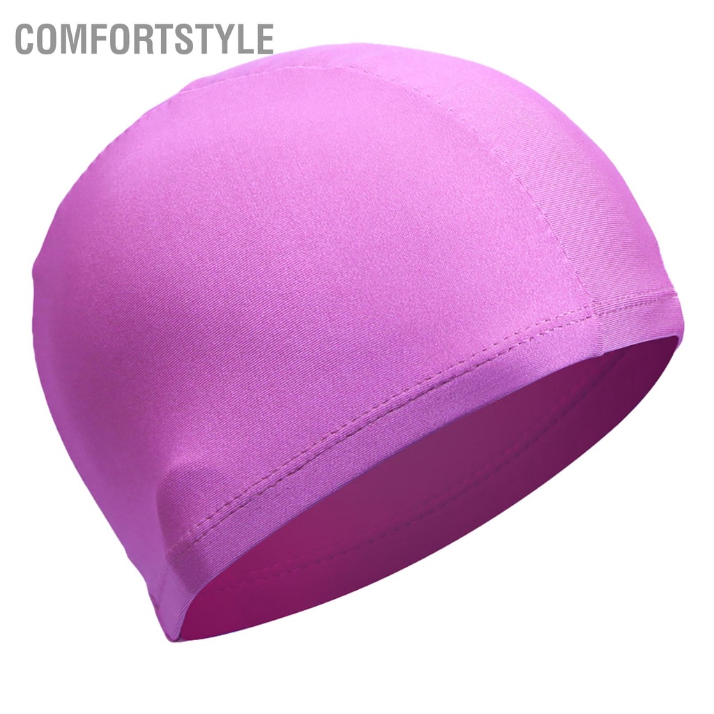 Comfortstyle Mũ Bơi Độ Đàn Hồi Cao Dày Bền Tắm Polyester Dành Cho Nữ