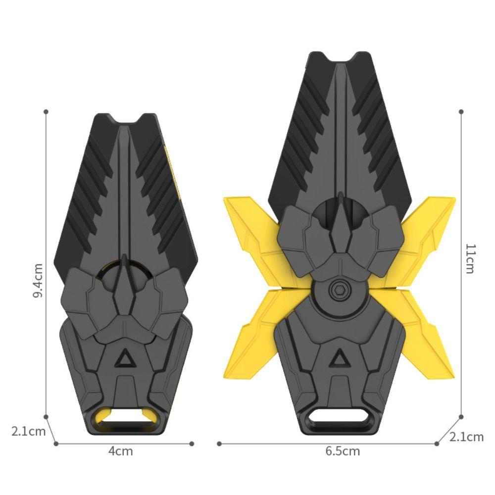 Kenton Đồ Chơi Mô Hình Cà Rốt 3d mini Màu Xanh Lá / Tím / Xanh Lá / Tím / Trọng Lực Mặt Dây Chuyền Xoay