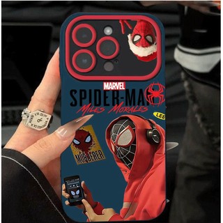 Ôp Điện Thoại Silicon Hình spiderman Cho iphone 7 8 se2 se3 7 plus 8 plus x xs xr xs max 11 12 13 14 15 pro max plus Ốp