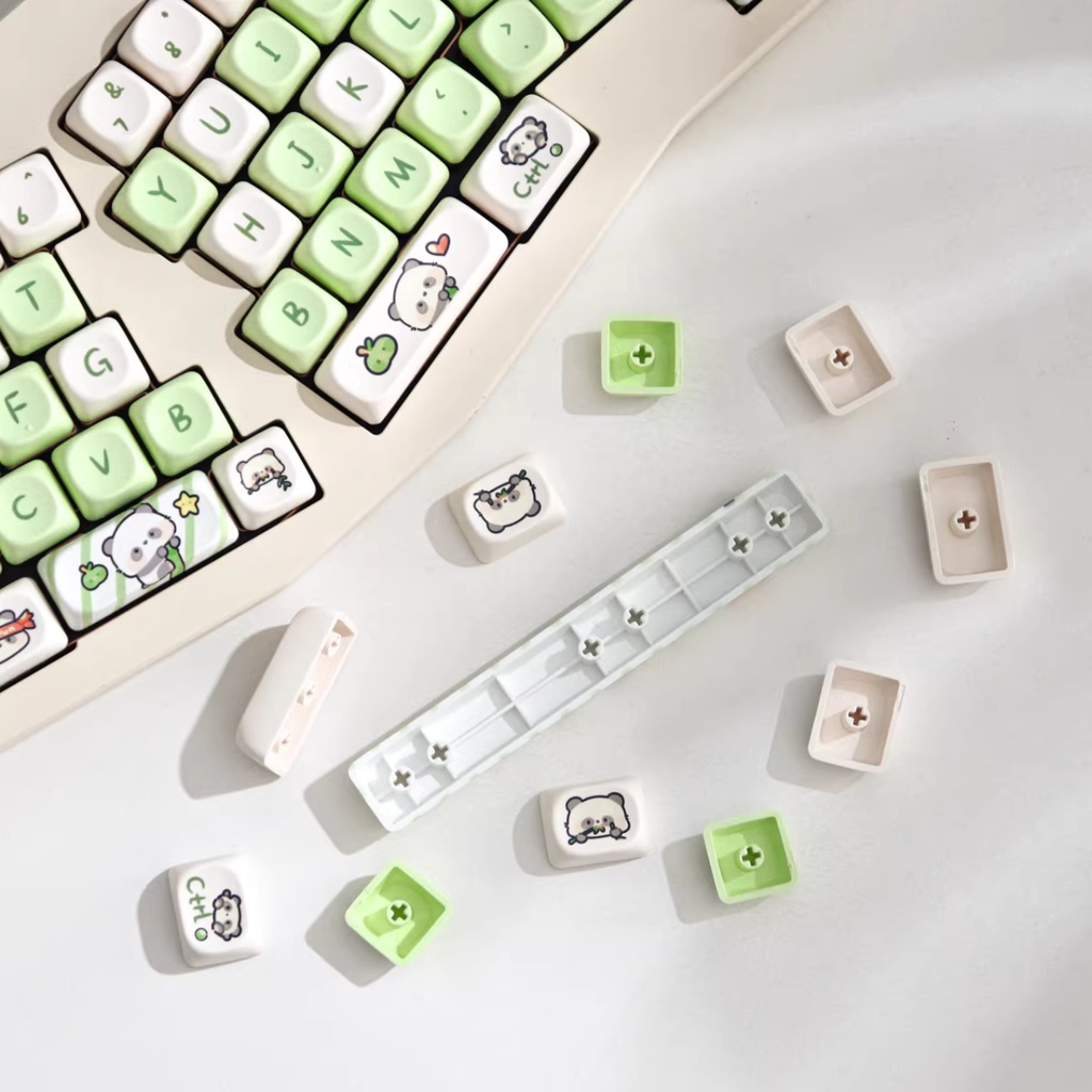 Keycap MOA Gấu trúc PBT Dyesub 142 nút dày 1.4mm - KICAP