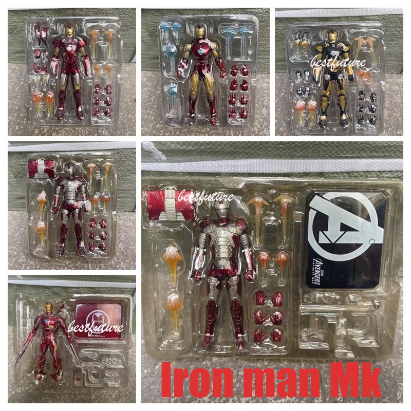 Marvel Mô Hình Nhân Vật iron man mk85 mk50 mk7 mk20 mk5