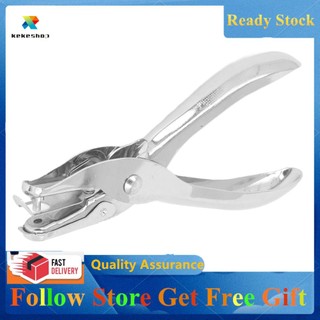 Kekeshop Dụng cụ đục lỗ 3mm Dụng cụ bấm lỗ đơn Giấy 16mm Độ sâu nhập 8 tờ A4 Thiết kế di động cho văn phòng tại nhà trường học