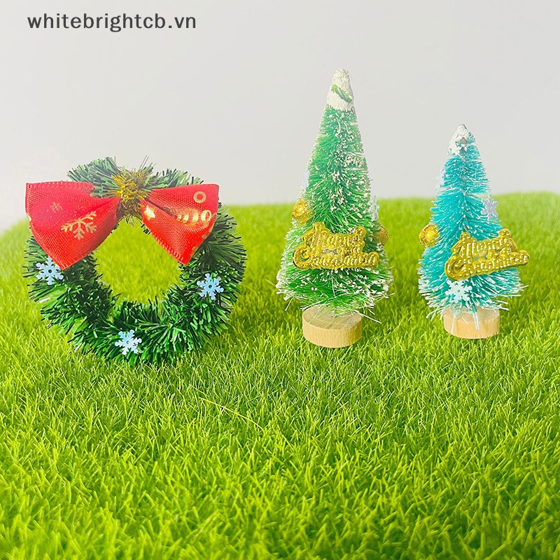 / / Cny Trang Trí / / Mô Hình Nhà Búp Bê Người Tuyết Vòng Hoa Thu Nhỏ