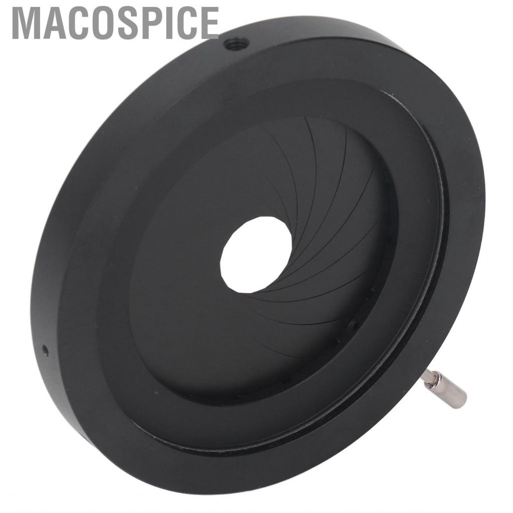 Macospice Adjustable Aperture 2‑50mm Iris Diaphragm Manual Mechani US