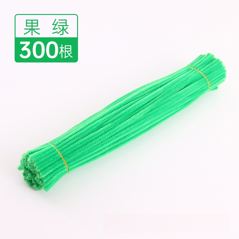 Set 300 Miếng Vải Sợi chenille 6mm * 30cm Làm Đồ Thủ Công Đa Dụng