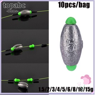 Set 10 viên chì câu cá chuyên dụng tiện lợi