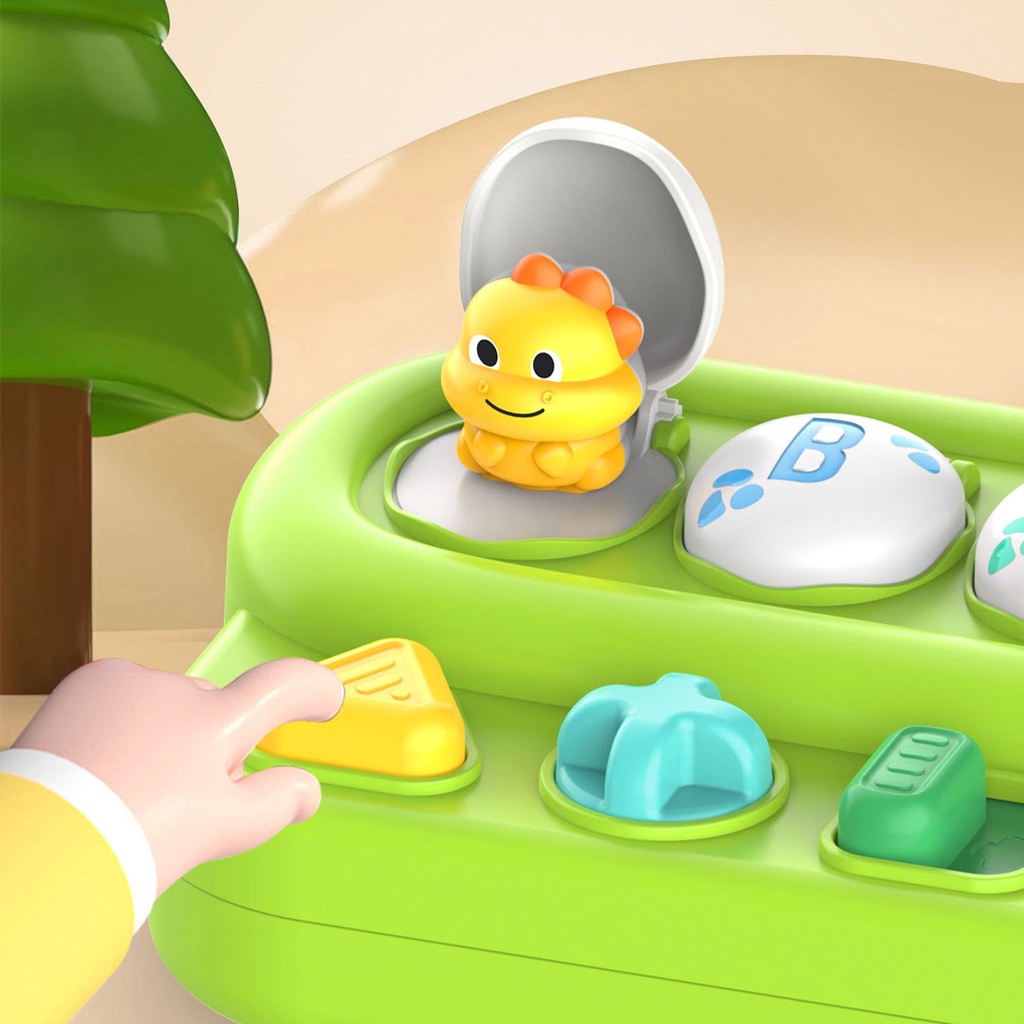 Montessori Hộp Công Tắc Đồ Chơi Tương Tác Hình Động Vật Cho Bé